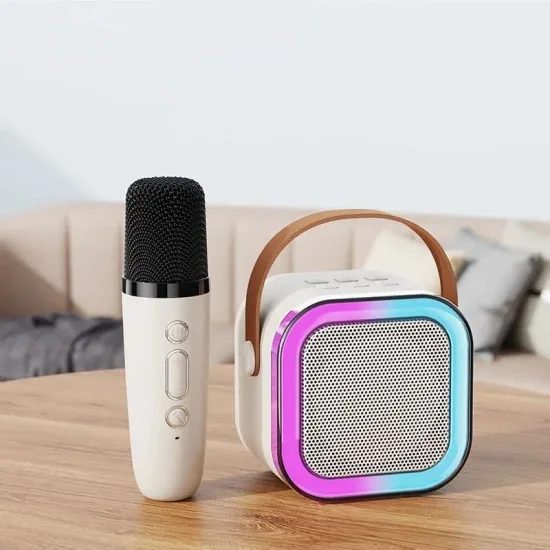 K12 Portable Karaoke Bluetooth Speaker With Microphone