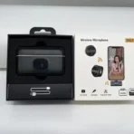 SX21 Wireless Microphone Dual Mic with Noise Cancellation for Smartphone and Camera