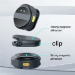 SX21 Wireless Microphone Dual Mic with Noise Cancellation for Smartphone and Camera