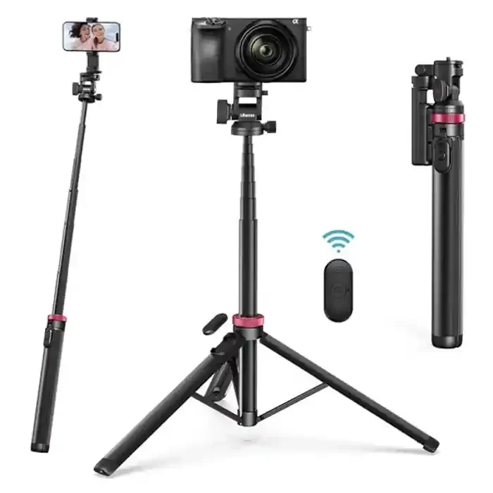 ULANZI MT78 Extendable Tripod for Phones and Cameras Lightweight, Durable and Portable for Vlogging Photography_eeec8659