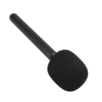 Wireless Handheld Microphone Adapter for DJI, RODE Wireless GO Interview Mic Handle with Windshield2_86f2c372