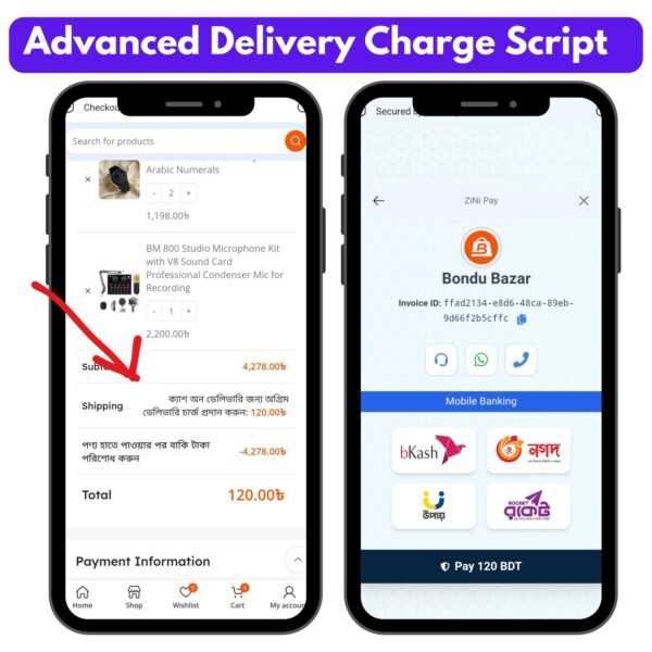 Advanced Delivery Charge Script