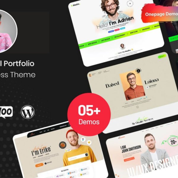 Madin - Personal Portfolio WordPress Theme